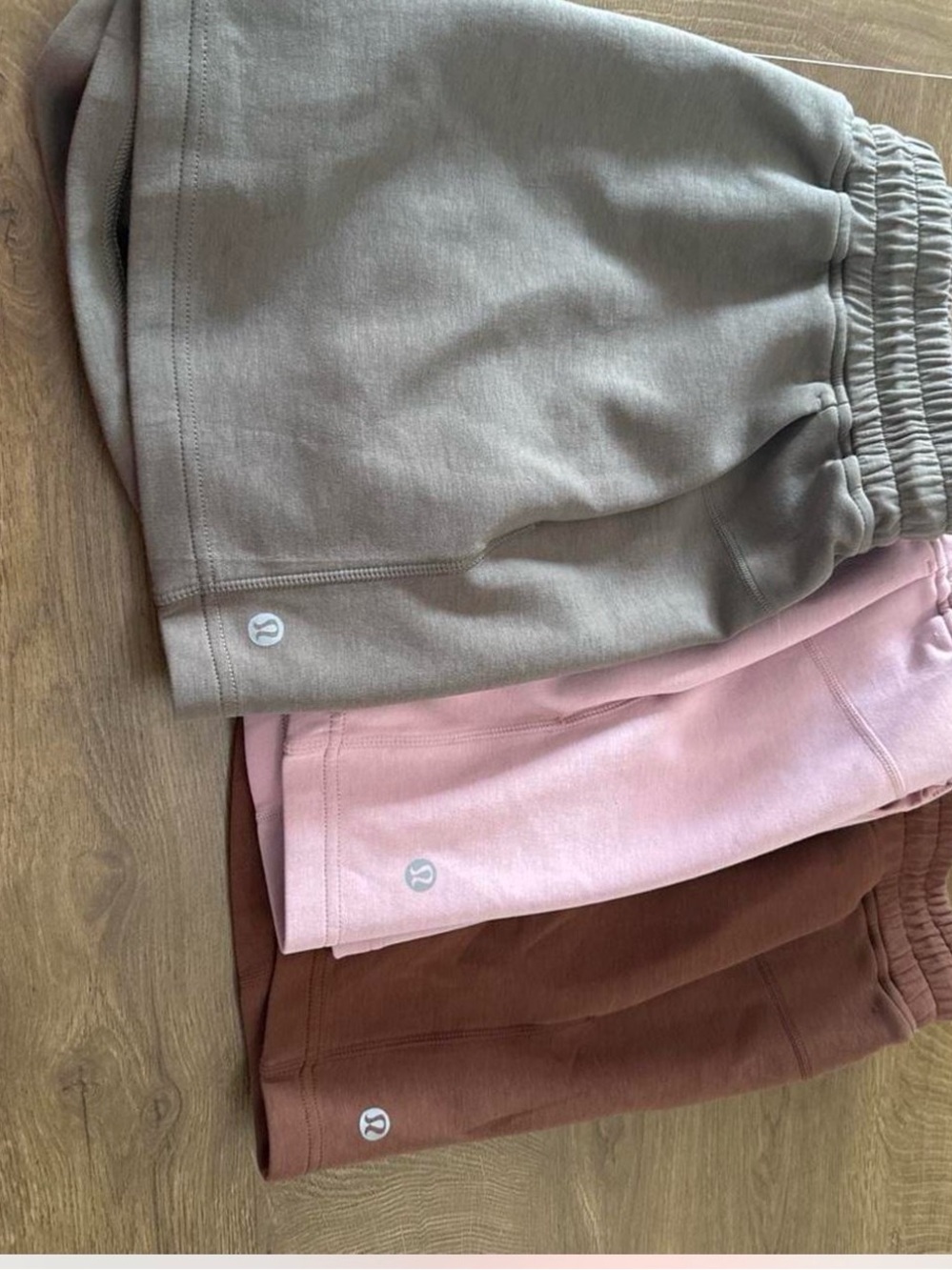 lululemon athletica High-Rise Athletic Shorts — Taupe, Pink, Brown